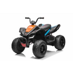 Licencovaná elektrická štvorkolka McLaren Racing MCL 12V 4X4, čierna, mäkké EVA kolesá, DIALKOVÉ OVLÁDANIE, koženkové sedadlo, odpružená zadná náprava, 4 x 35W motor, LED svetlá, 12V10Ah batéria